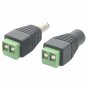 Male + Female DC Power Converter Connector Adapters for CCTV Camera (Pair)