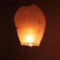 12pcs Wrapped Oval Shape Chinese Flying Sky Lanterns/Kongming Light Color Mix with Card for Festival