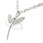 Silver Cute and Special Dragonfly Design Necklace