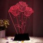 3D LED Battery Powered Night Light Micro USB Table Bedside Lamp Decoration Lovely Gift