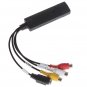 DVD DVR USB 2.0 Capture Video Adapter with Stereo Audio Cable