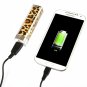 2200MAH 3.7V Universal Lipstick Design Portable Power Source Leopard Print
