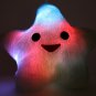 Coloful LED Light Pentagram Plush Pillow Blue