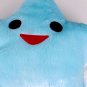 Coloful LED Light Pentagram Plush Pillow Blue