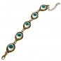 Punk Evil Eyes Charm Bangle Bracelet Metal Eyeballs Bracelet Unisex