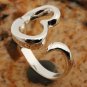Exquisite 925 Silver Plated Heart Style Adjustable Ring Diameter