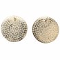 Delicate Alloy Round-shape Stud Earrings Multicolor