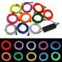 4M 10 colors 3V Flexible Neon EL Wire Light Dance Party Decor Light
