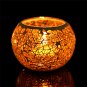 Mosaic Glass Candle Holders Candlestick Colorful Romantic Wedding Home Table Decorative