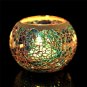 Mosaic Glass Candle Holders Candlestick Colorful Romantic Wedding Home Table Decorative