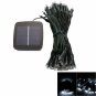 100 LEDs 2-Mode White Light Solar Energy String Light with Day/Night Sensor