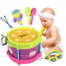 5pcs Baby Roll Drum Musical Instruments Kids Drum Set Children Toy