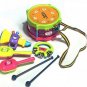 5pcs Baby Roll Drum Musical Instruments Kids Drum Set Children Toy