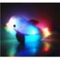 Plush Colorful LED Light Blue Dolphin Shape Throw Pillow