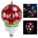 RGB Color Crystal Auto Sound Activated Magic Ball Rotating LED Light Bulb