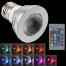 280LM 5W E27 Multi-color Changing Remote Control RGB LED Light Lamp