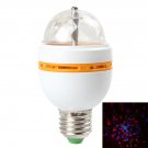 Multi-Function E27 3W Colorful Auto Rotating RGB LED Bulb Stage Light Party Disco Lamp