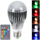10W E27 Color LED RGB Magic Light Bulb with Wireless Remote Controller
