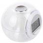 Transparent Multifunctional Calendar Alarm Clock with 7 Color Changing Light and 6 Natural Sounds
