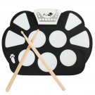 Digital Portable 9 Pad Musical Instrument Electronic Roll-up Drum Kit