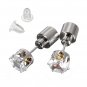 1pc Light Up Led Earring Ear Stud Dance Party Accessories