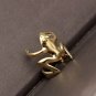 1pc Punk Gold Silver Tone Frog Cuff Ear Clip Wrap Earring Jewelry