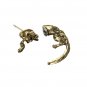 1pc Lovely Long Tail Leopard Cat Puncture Ear Stud Earring Unisex