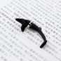 1pc 3D Black Animal Dolphin Puncture Ear Stud Earring Unisex