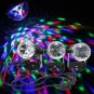 Mini 3W RGB Sound-activated Stage Light Rotating Projector for Xmas Wedding Party