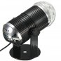 Mini 3W RGB Sound-activated Stage Light Rotating Projector for Xmas Wedding Party