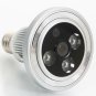 720P Wifi E27 Mini Bulb Lamp CCTV Security Hidden Camera Silver