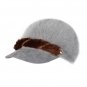 Women Girl Rabbit Fur Beanie Hat Double Thick Beret Snapback Winter Soft Cap