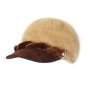 Women Girl Rabbit Fur Beanie Hat Double Thick Beret Snapback Winter Soft Cap