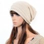 Women Fashion Stripe Wool Cap Knit Hat