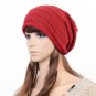 Women Fashion Stripe Wool Cap Knit Hat