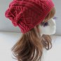 Women Fashion Double Helix Wool Cap Knit Hat