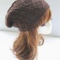 Women Fashion Double Helix Wool Cap Knit Hat