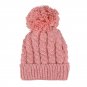 Women Ladies Crochet Knitted Beret Hat Ski Beanie Ball Wool Winter Warm Cap