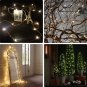 10M 100 LED Battery Operated Silver Wire String Fairy Light Xmas + Remote Controller