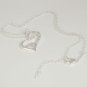 Unique Heart-Shaped Rhinestone Pendant Necklace