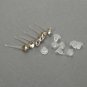 48Pcs White Diamond Earrings