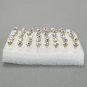 48Pcs White Diamond Earrings