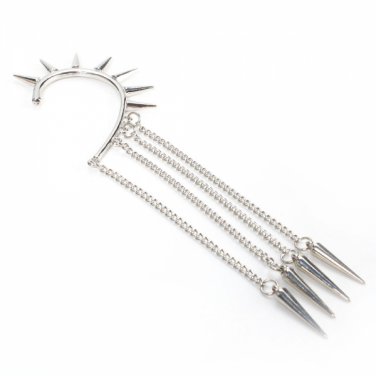 Zhang Punk Style Rivet Earrings Ear Hook BT-5