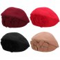 Women Ladies Wool Beanie Cap Warm Fedoras Felt Flower Beret Ski Tam Hat