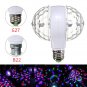 E27 B22 3W Double-headed LED Ball Stage RGB Light Rotating Lamp KTV Party