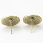2pcs European Style Cool Punk Eyeball Shape Stud Earrings