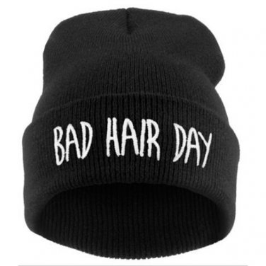 Fashion Cool Unisex Letter Soft Ski Knit Beanie Hat Cap