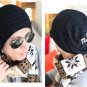 Mens Womens Knit Winter Skull Ski Crochet Beanie Neck Warmer Hat