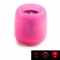 Pink LED Electronic Flameless Lights Projection Candle