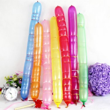 100Pcs Rocket Balloons With Plastic Tube Children Fun For All Parties Fantastic Fillers